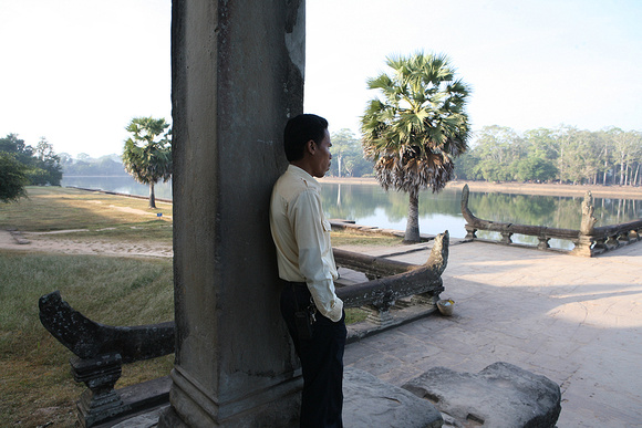 Angkor Wat security guard_ 284